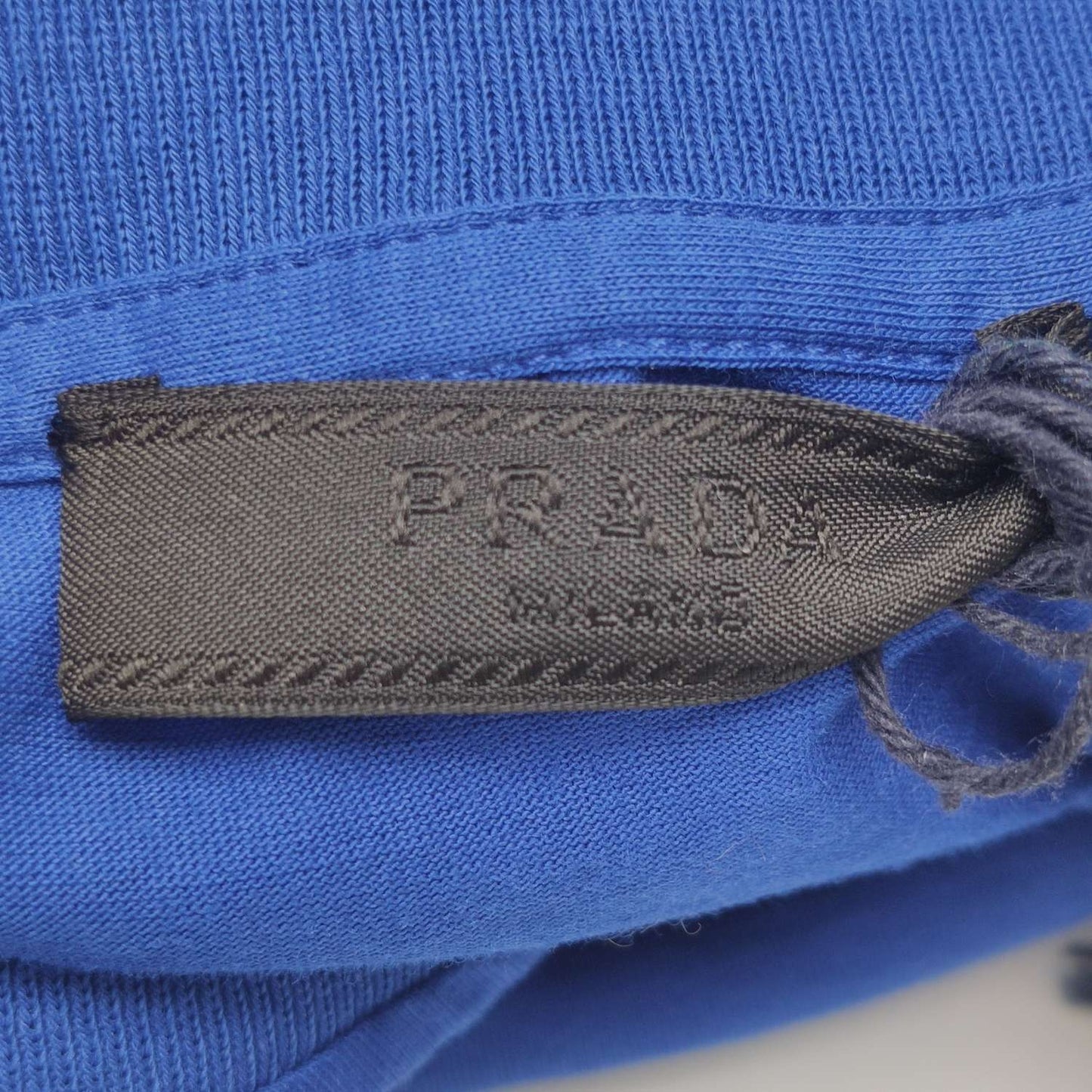 Prada Blue Short-Sleeve Pocket T-Shirt S