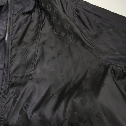 Louis Vuitton Monogram Hooded Zip Reversible Jacket L