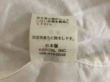 kapital Cotton and linen comfortable shirt with front design