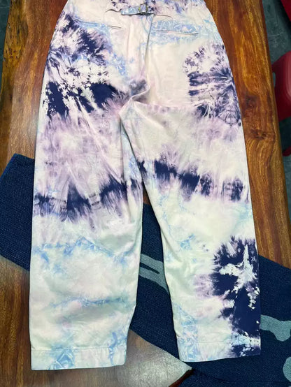 kapital Purple tie-dyed pants