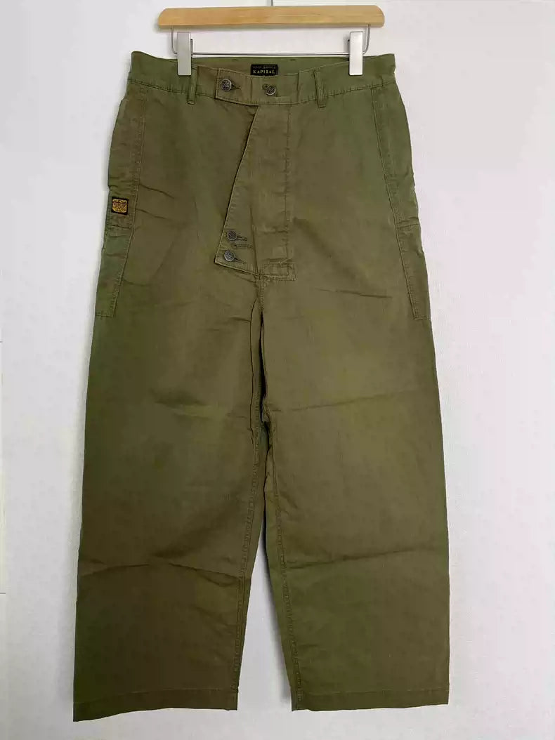 Kapital retro silhouette army pants painter pants