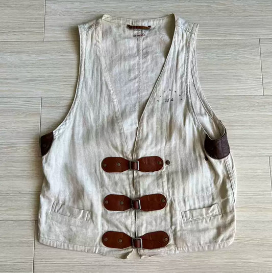 KAPITAL Hirata and Hongni dyed old vests.