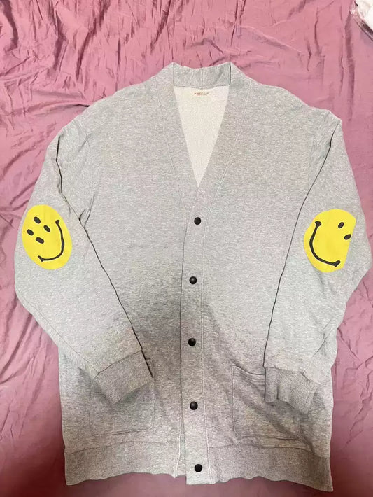 KAPITAL smiling cardigan sweater