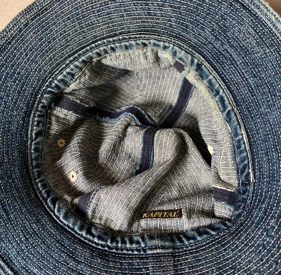 kapital Blue dyed cowboy hat