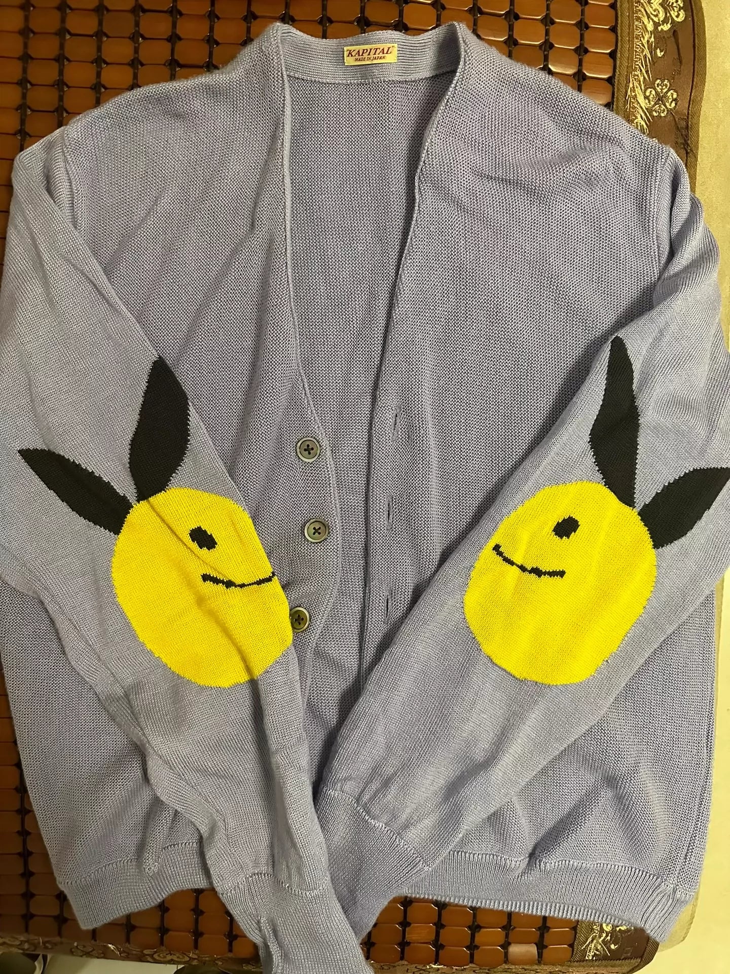 kapital Hirata Hiroshi's New Rabbit Smiling Cardigan