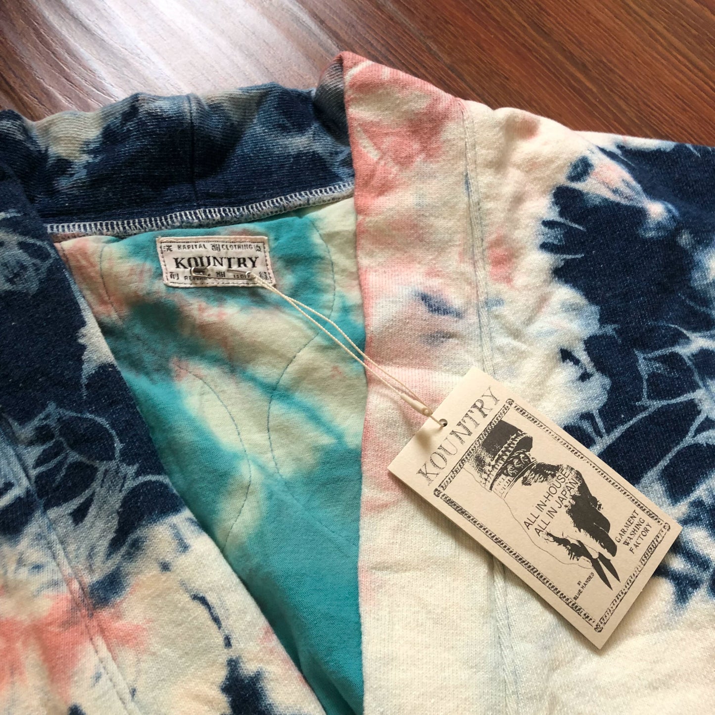 kapital Tie-dyed matching cardigan coat