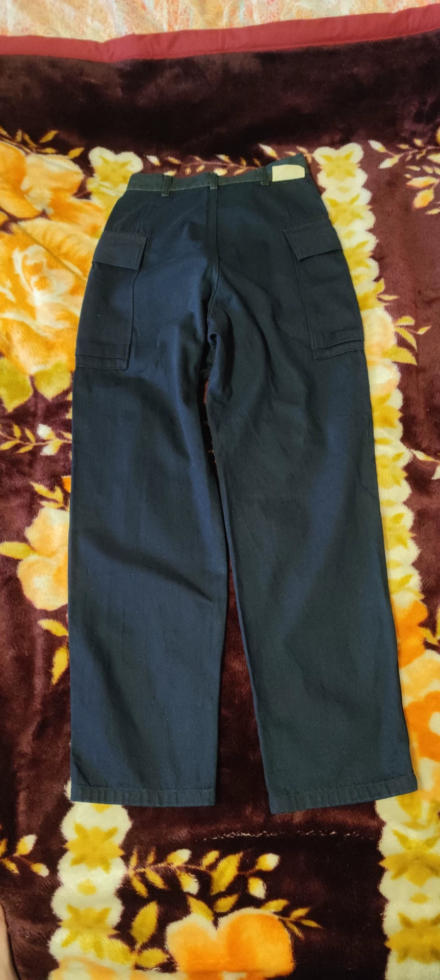 kapital Daning blue dyed khaki army pants