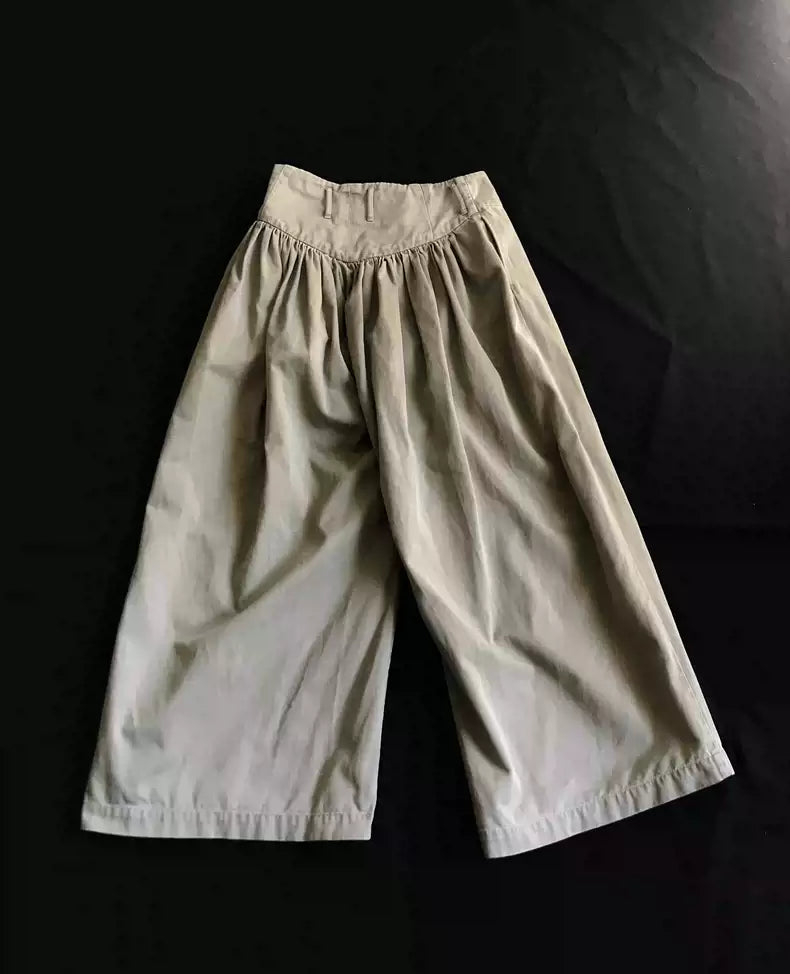 Kapital Hirata and Hiroshi made old twill cotton casual pants.