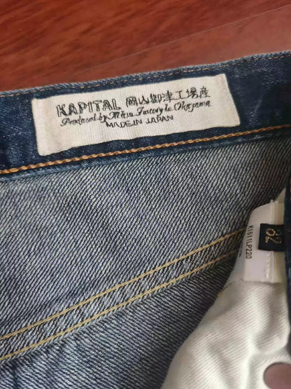 kapital Patched embroidered jeans