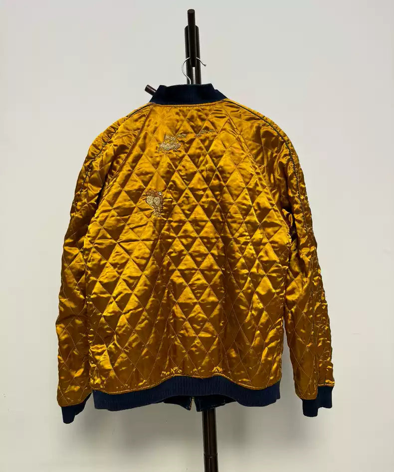 kapital Make old gold velvet and wear Yokosuga jackets on both sides.