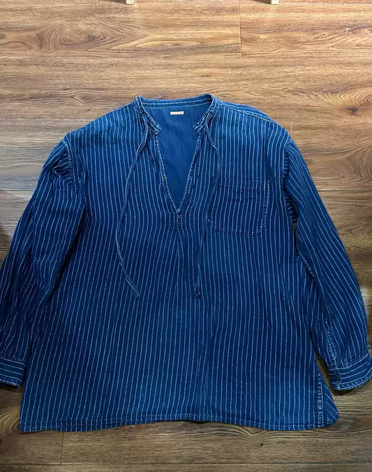 Kapital blue striped blouse