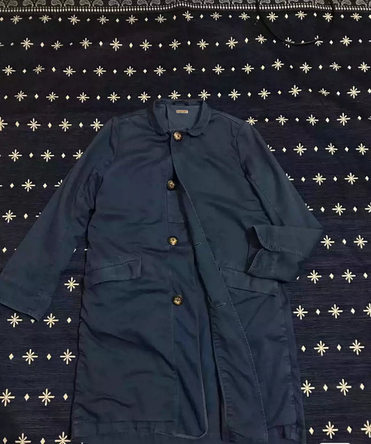 Kapital's Early Works Slim-fit Blue Dyed Windcoat