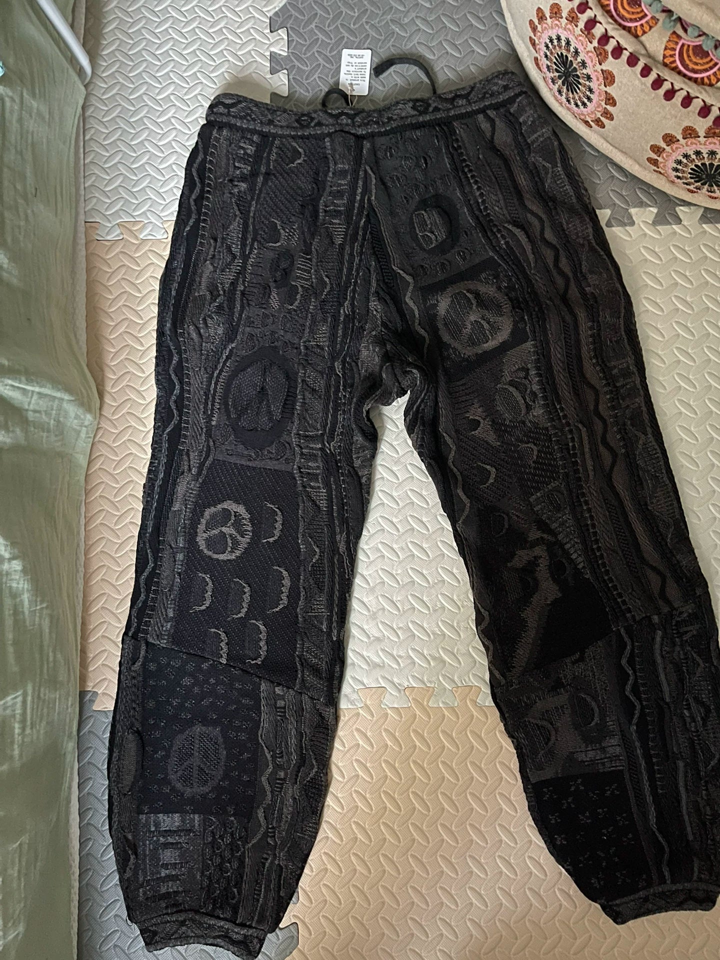 kapital Anti-war knitted wool blended casual pants