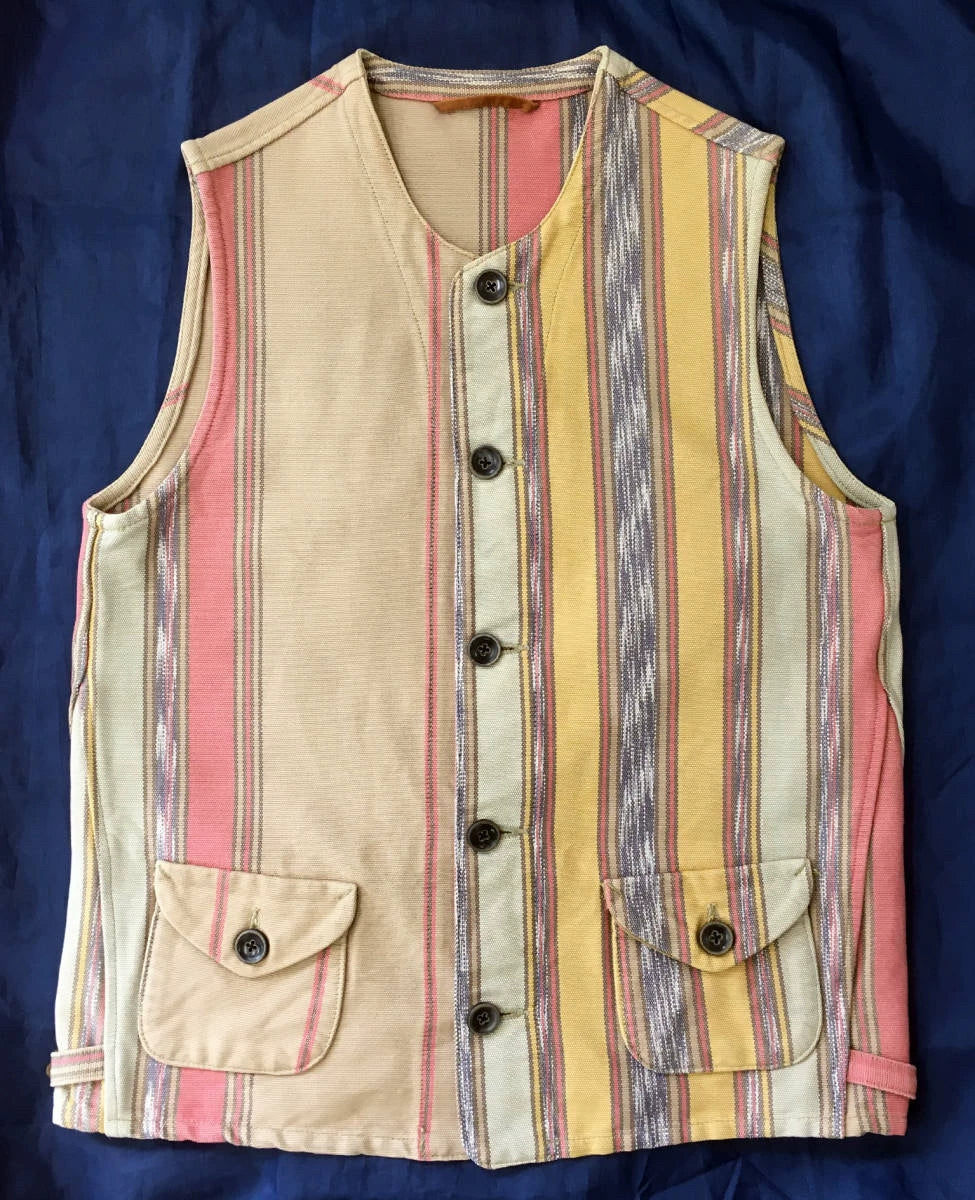 kapital Indian carpet cloth vest