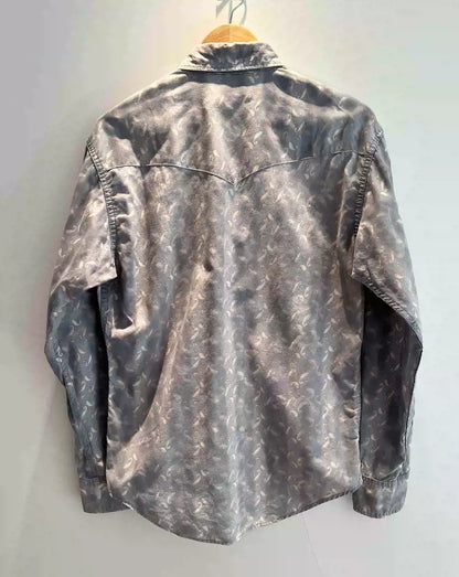 Kapital cashew pattern long sleeve pocket shirt