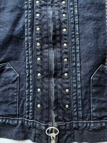 kapital Dragonfly decorated denim jacket