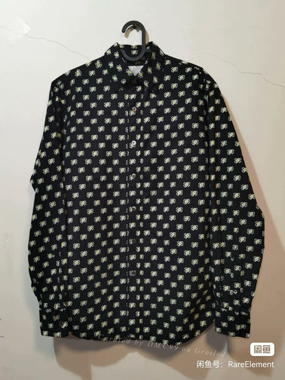 Undercover 01SS Vintage Bone Lightning Shirt