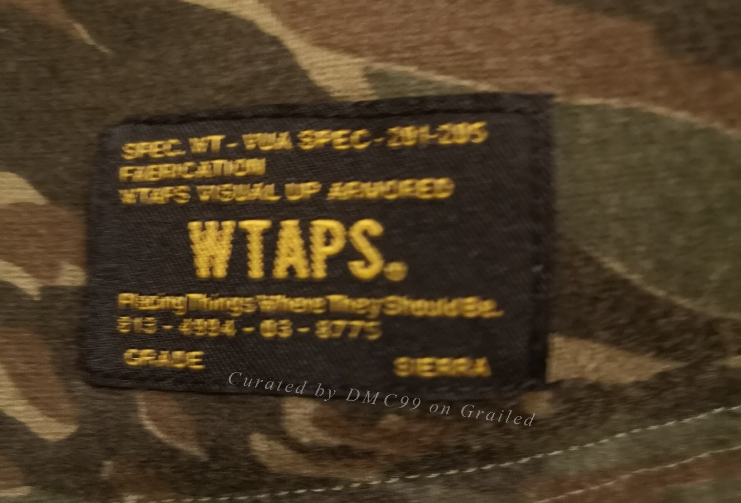 WTAPS Vintage Camo Short Sleeve Tee