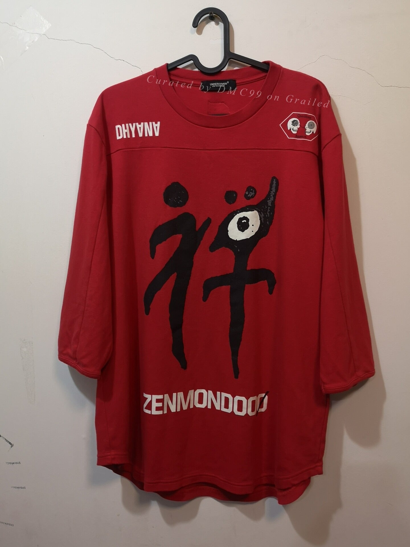 Undercover 19SS 3/4 Sleeve Red Tee