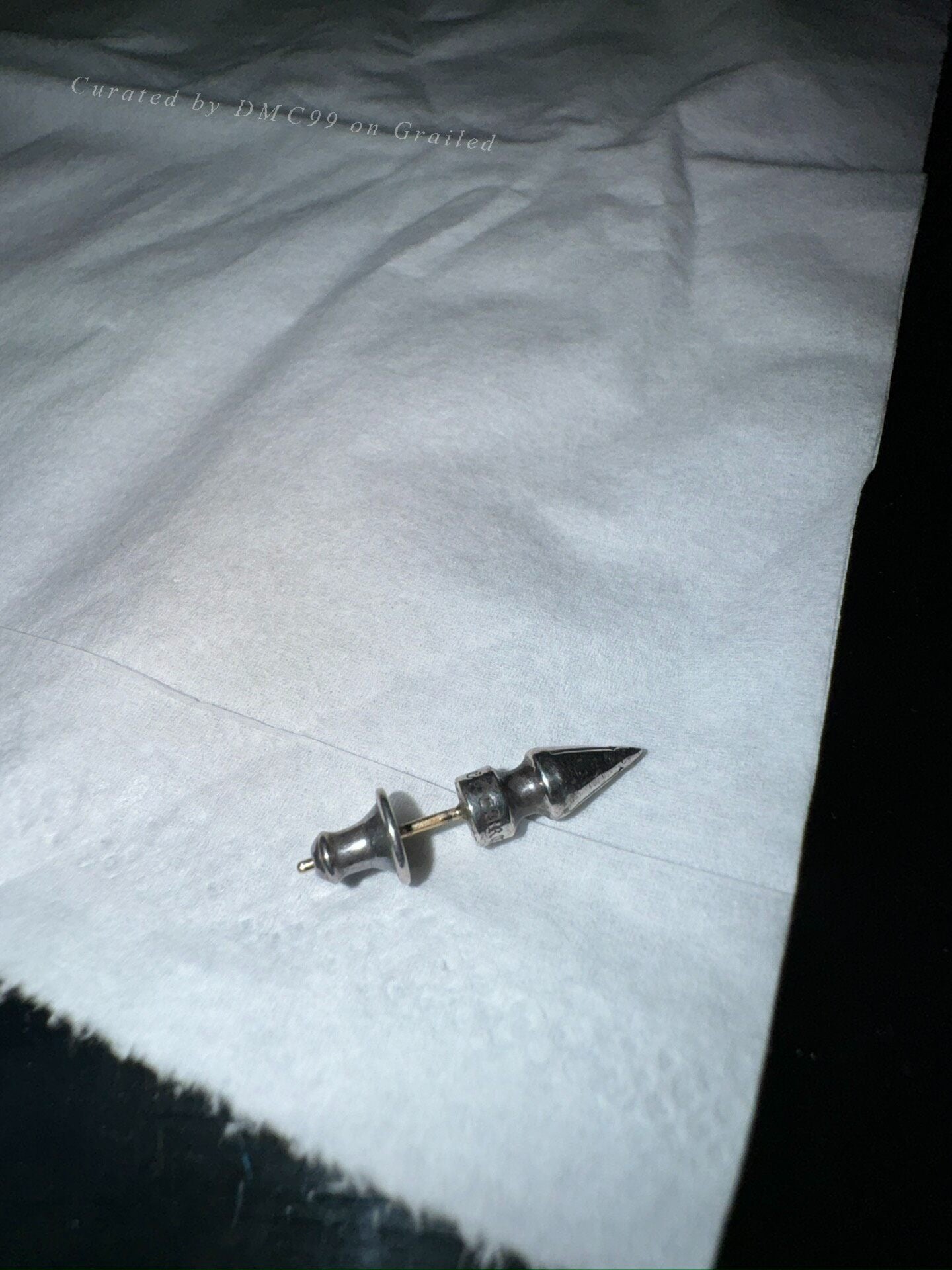 Chrome Hearts Spike Bullet Earrings