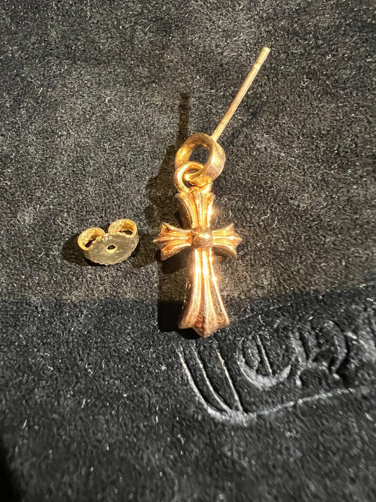 Chrome Hearts 22k Babyfat Earrings