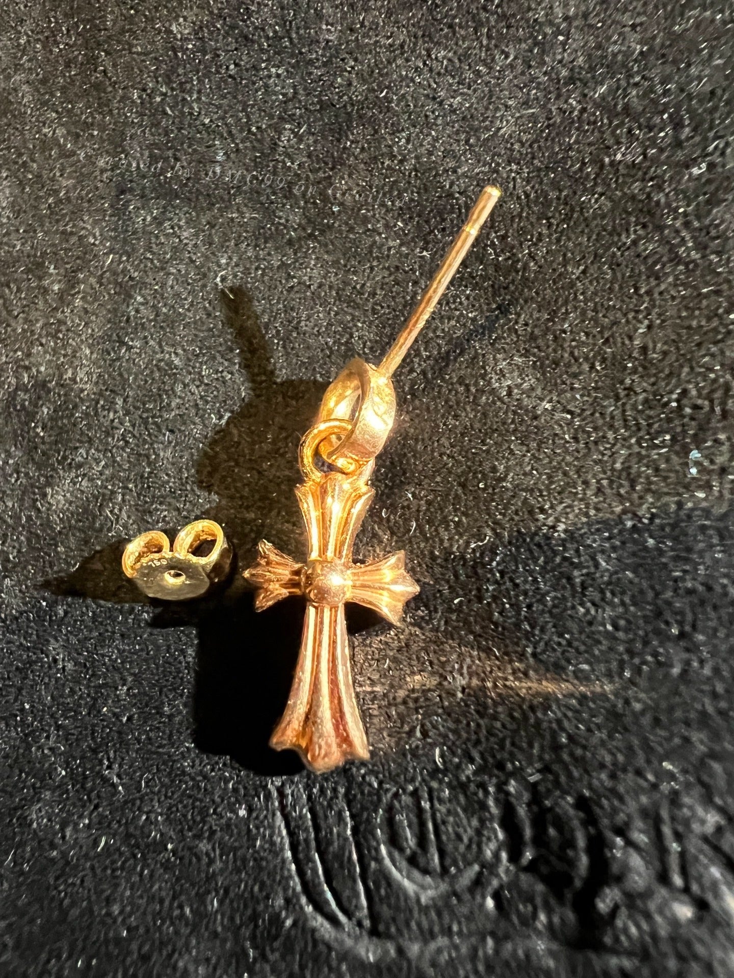 Chrome Hearts 22k Babyfat Earrings