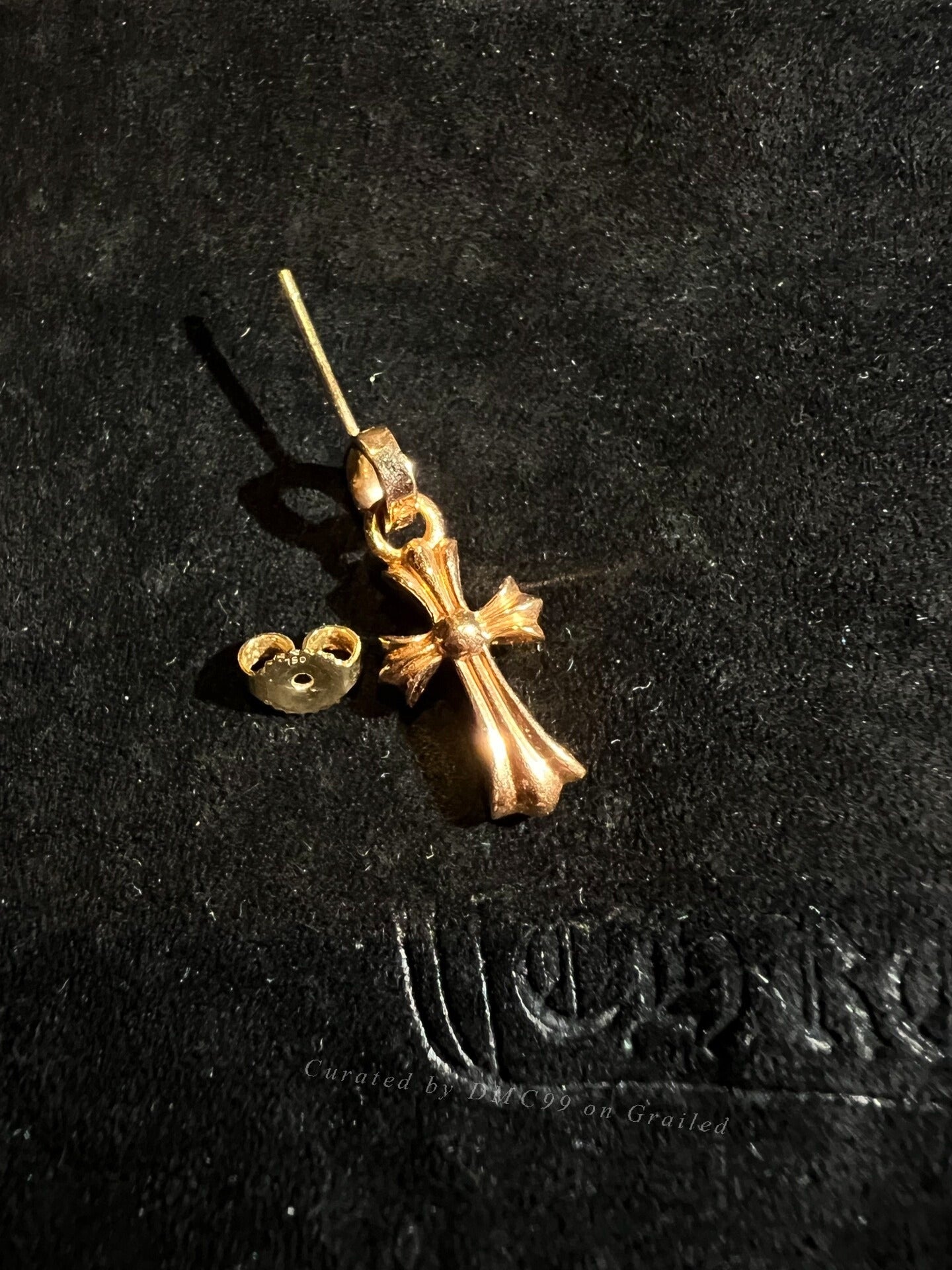 Chrome Hearts 22k Babyfat Earrings
