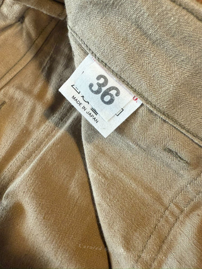 Japanese Made Size 36 Beige Clothing