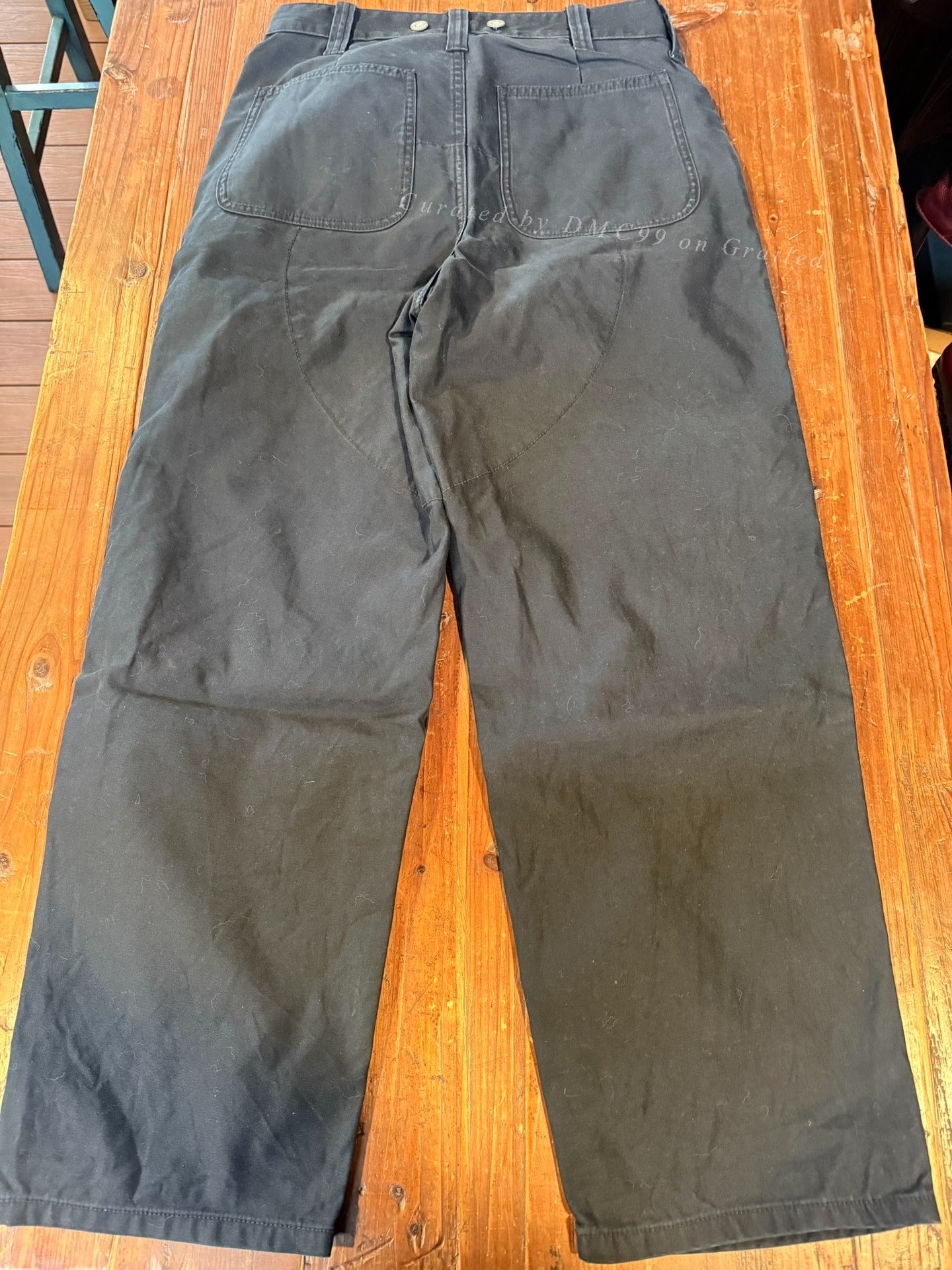 Nigel Cabourn LYBRO Black Cargo Pants