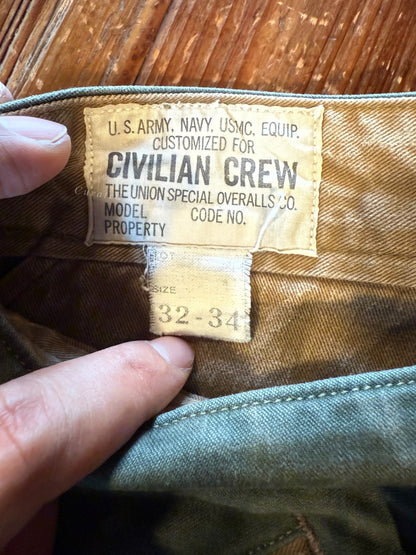 Freewheelers U.S. Army Civilian Crew Work Pants