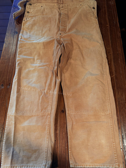 RRL Khaki Cargo Overalls