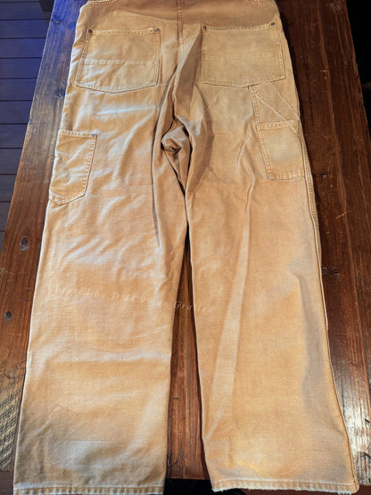 RRL Khaki Cargo Overalls