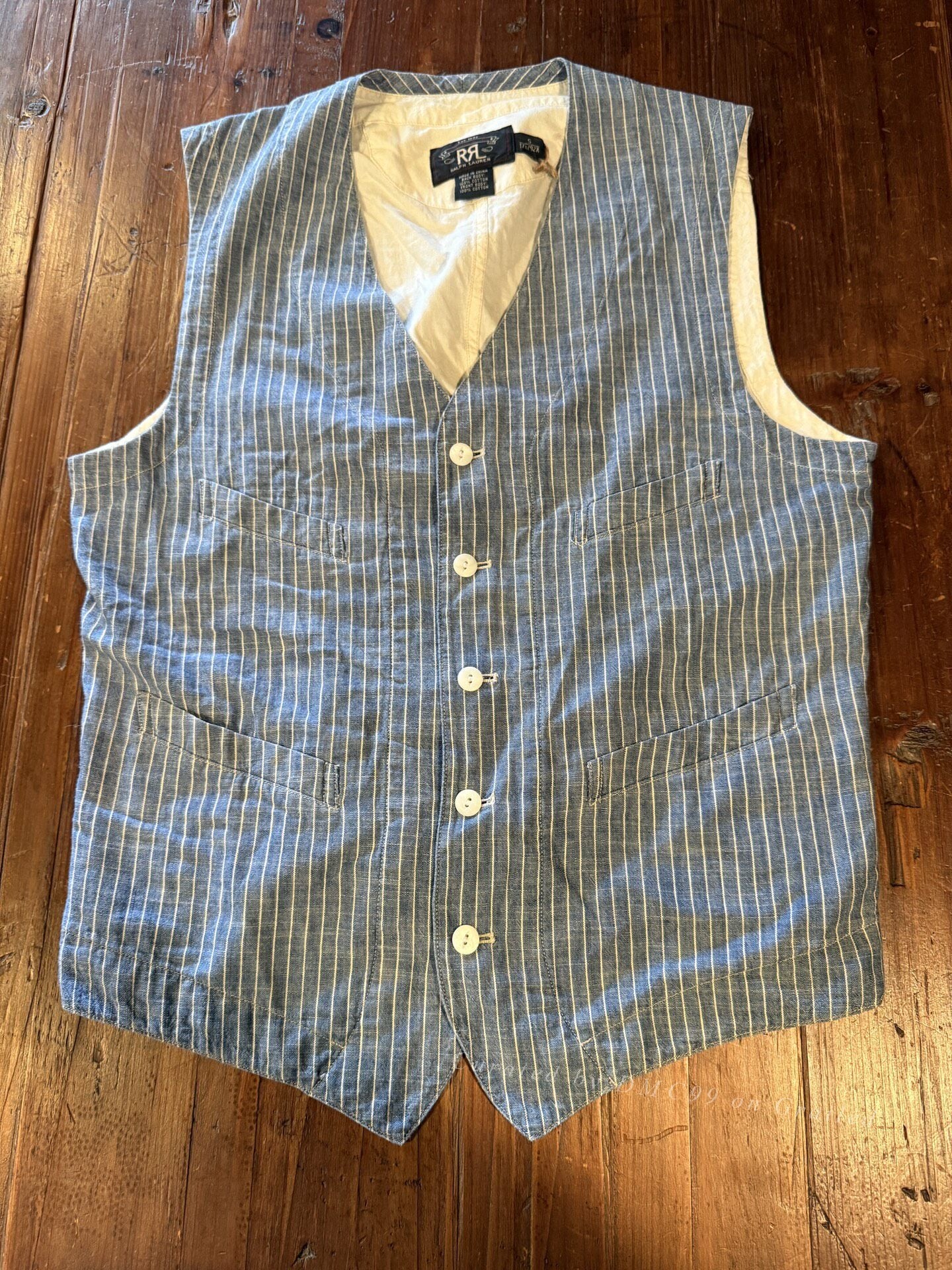 RRL Ralph Lauren Striped Vest