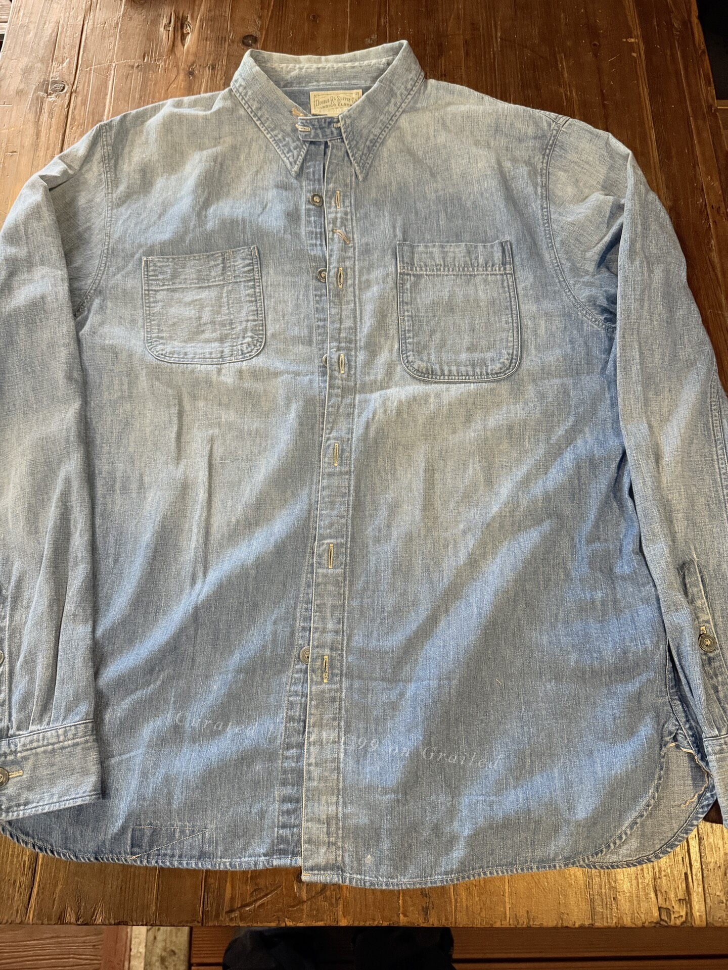 RRL Denim Shirt, M Size