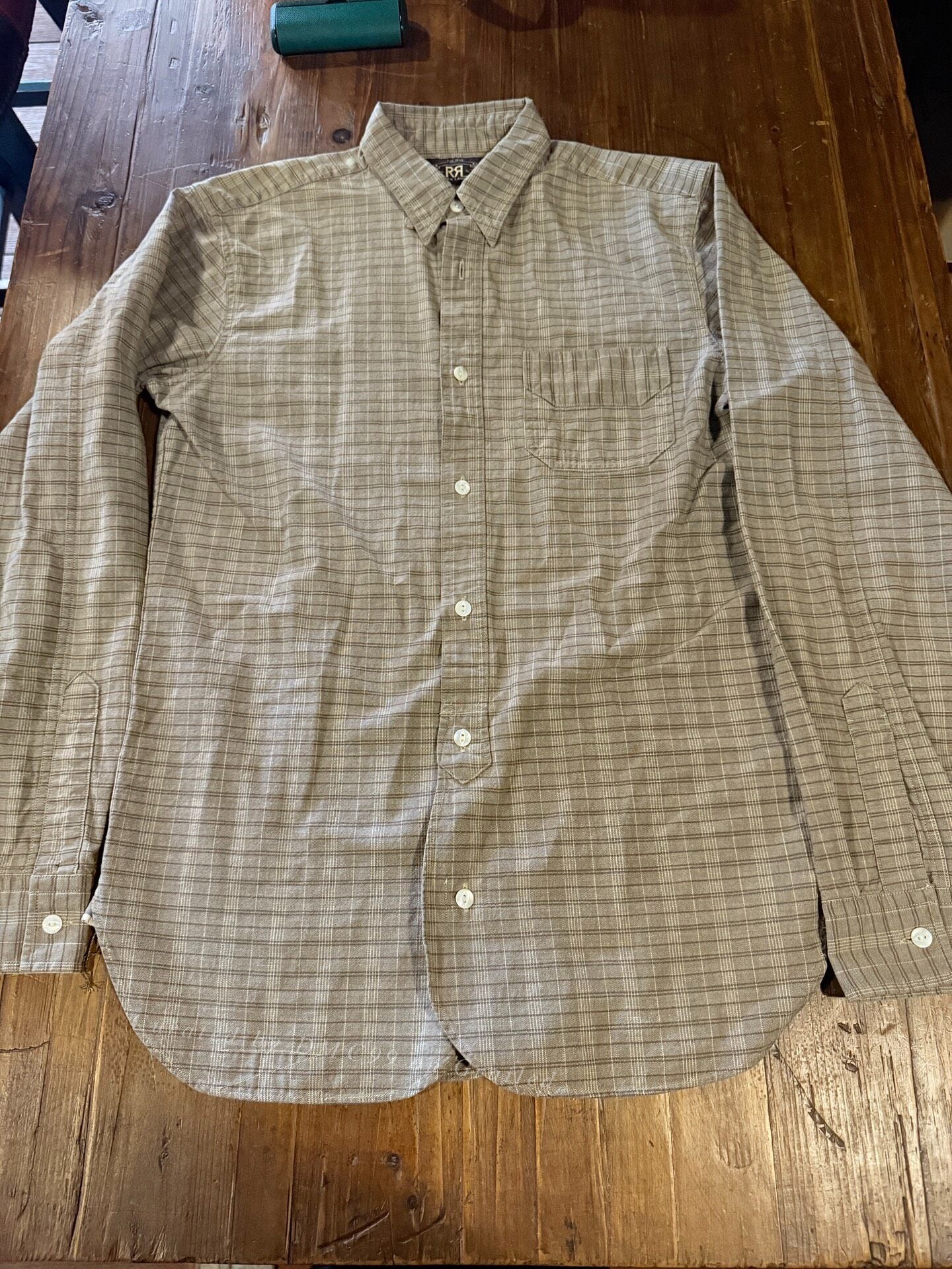 RRL Plaid Long-Sleeve Shirt