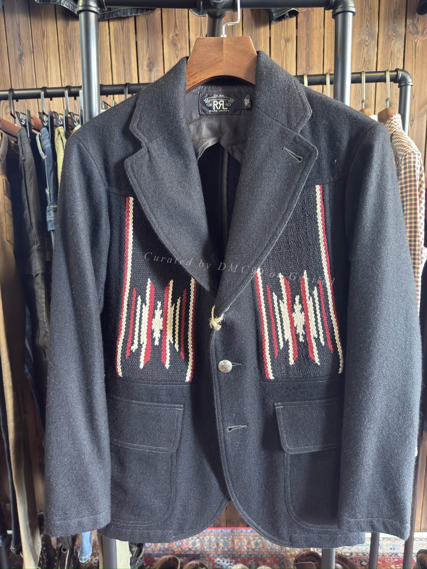 RRL Navajo Wool Woven Blazer