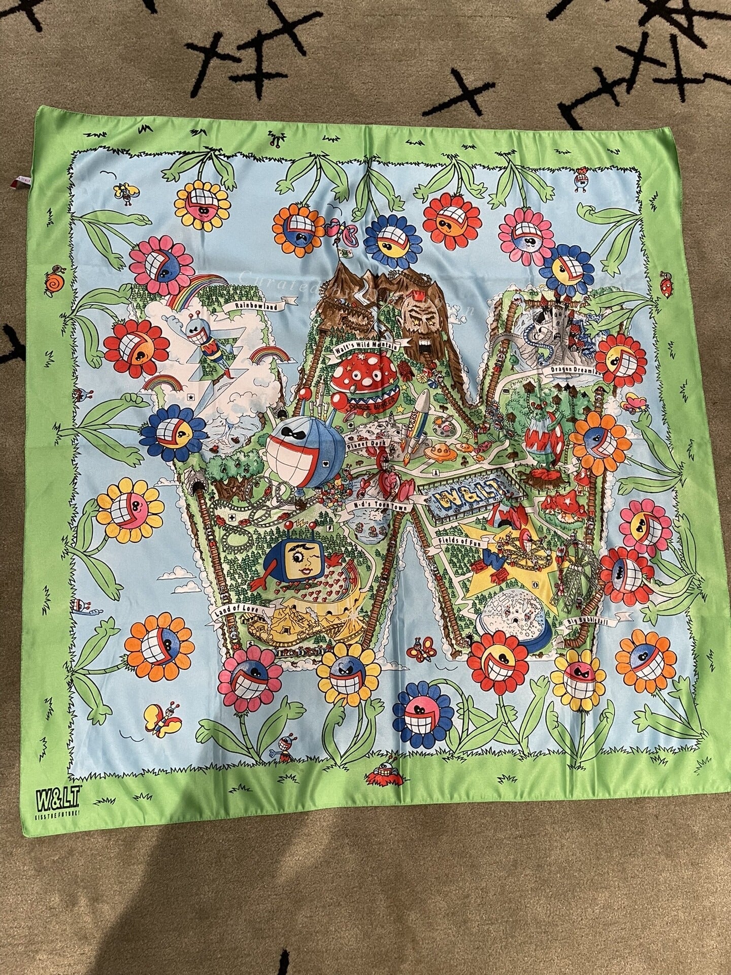Walter Van Beirendonck Printed Scarf