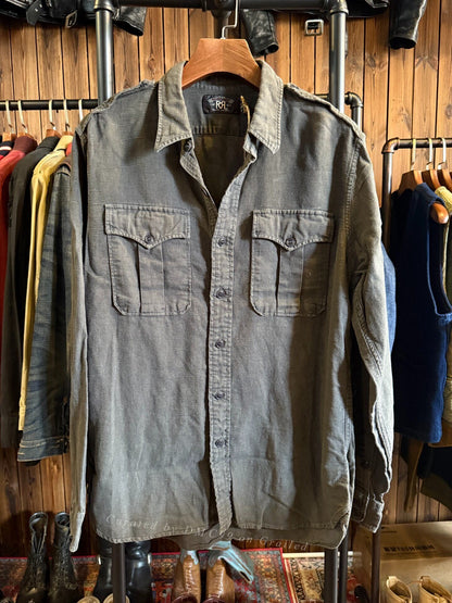 RRL Military Green Work Shirt