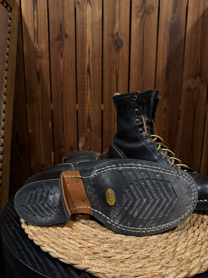 Wesco Jobmaster 7.5D Black Work Boots