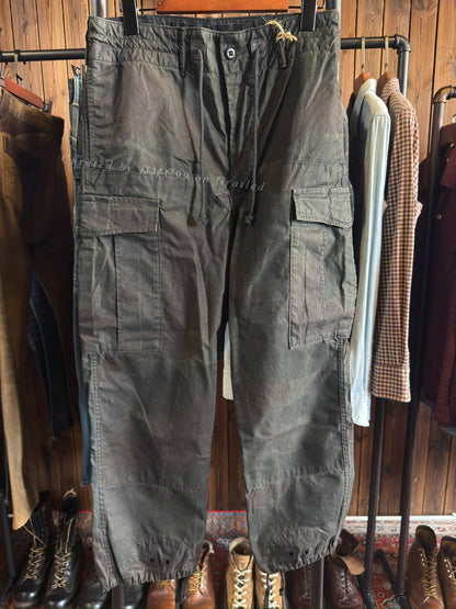 RRL Cargo Pants Black Camo Washed