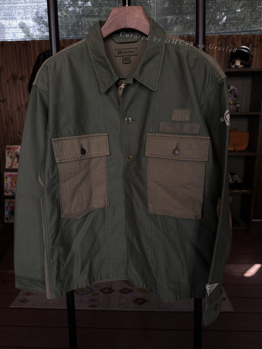 Nigel Cabourn Military Green Cargo Shirt