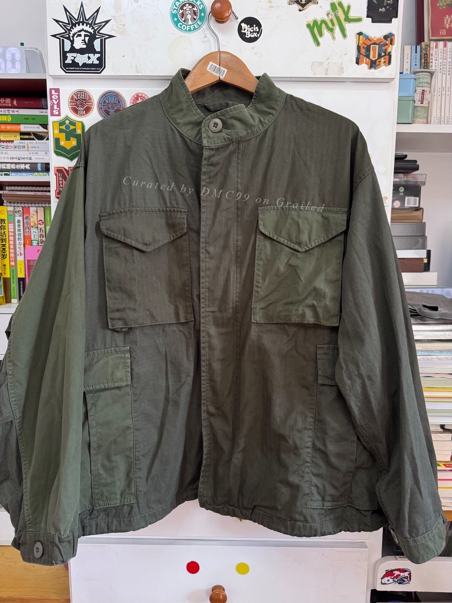 BEAMS M65 Utility Colorblock Jacket