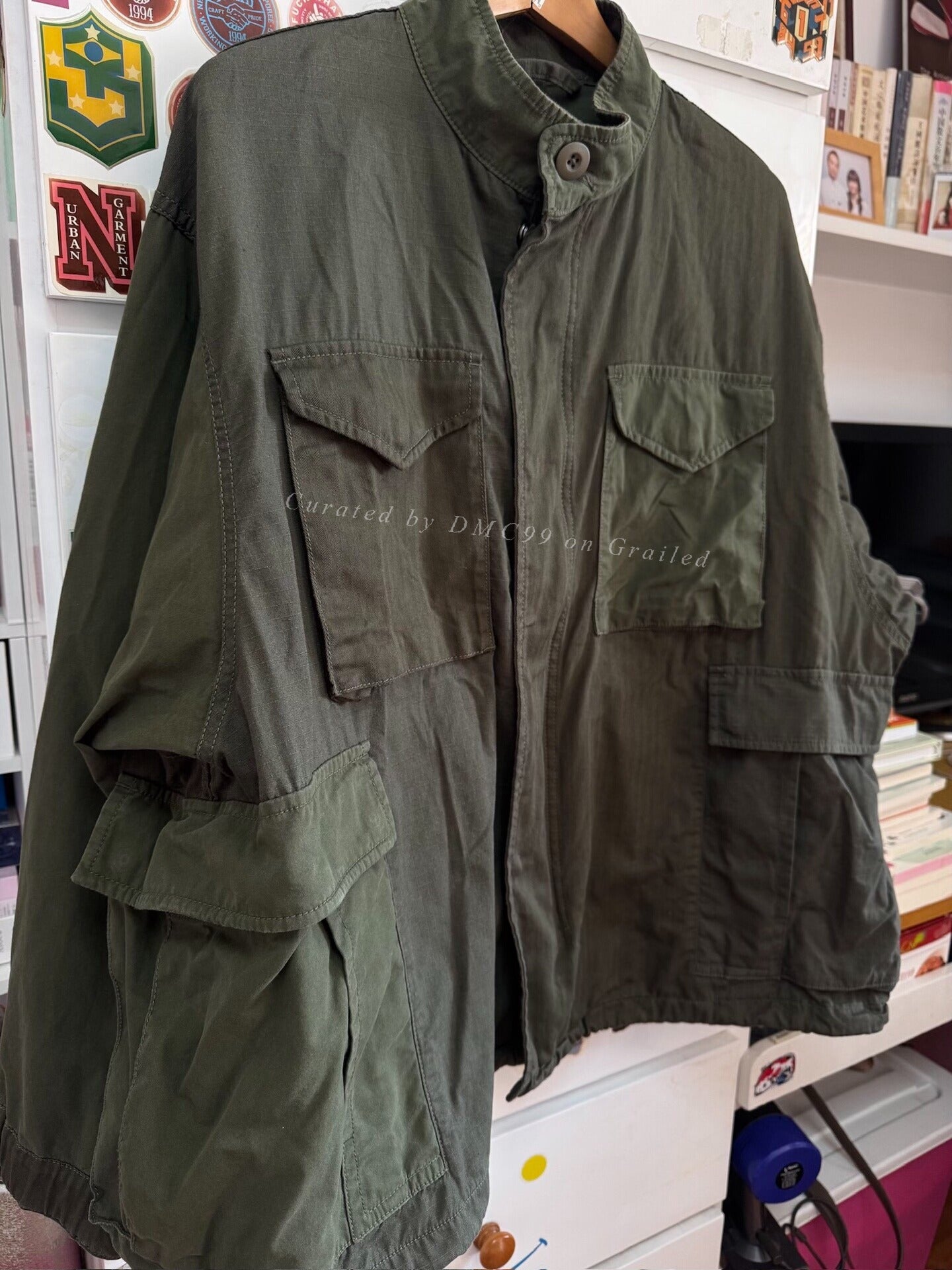 BEAMS M65 Utility Colorblock Jacket