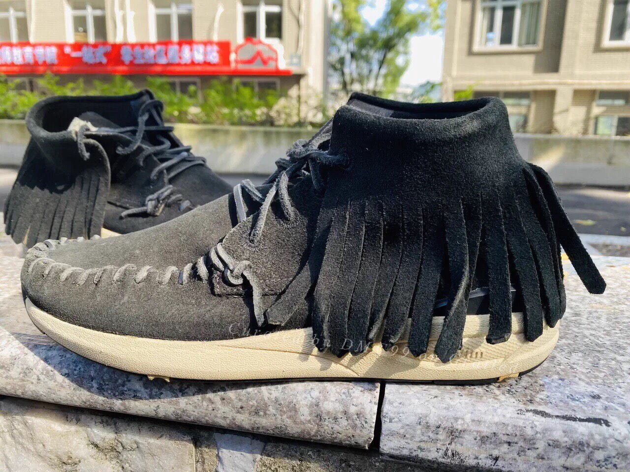 VISVIM YUCCA MOC SHAMAN VEG Shoes