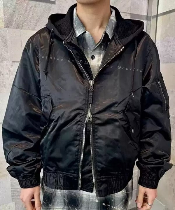 BEAMS 26SS MA-1 Hooded Flight Jacket