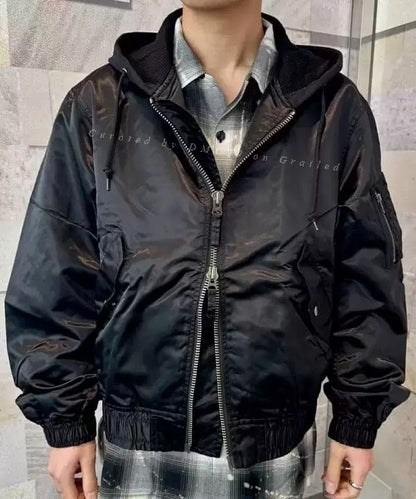 BEAMS 26SS MA-1 Hooded Flight Jacket