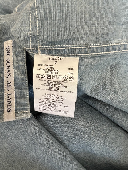 Nanamica Washed Denim Shirt Jacket