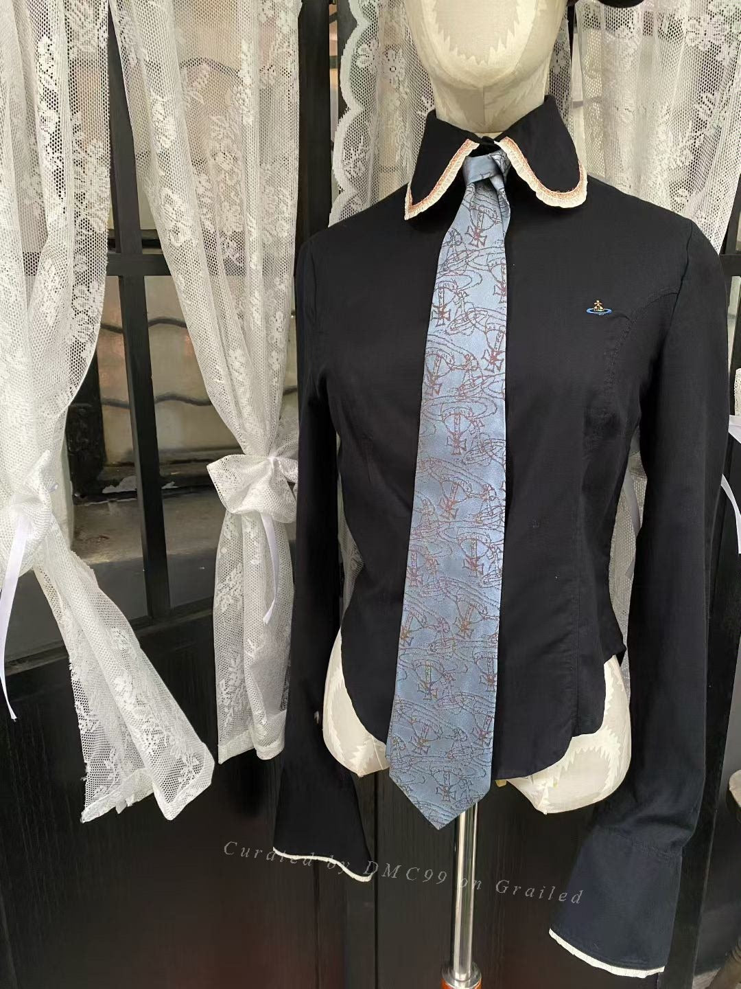 Vivienne Westwood Saturn Print Tie
