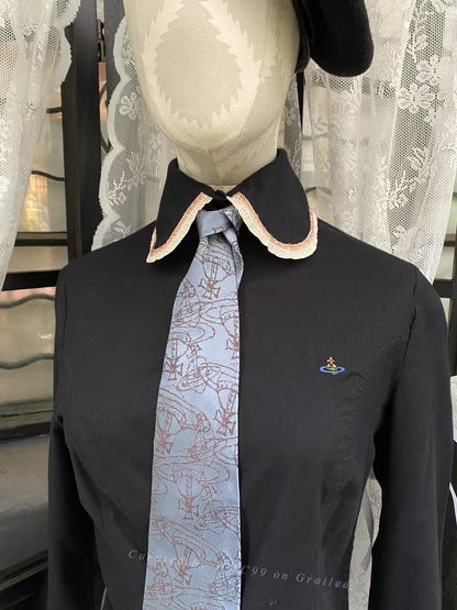 Vivienne Westwood Saturn Print Tie