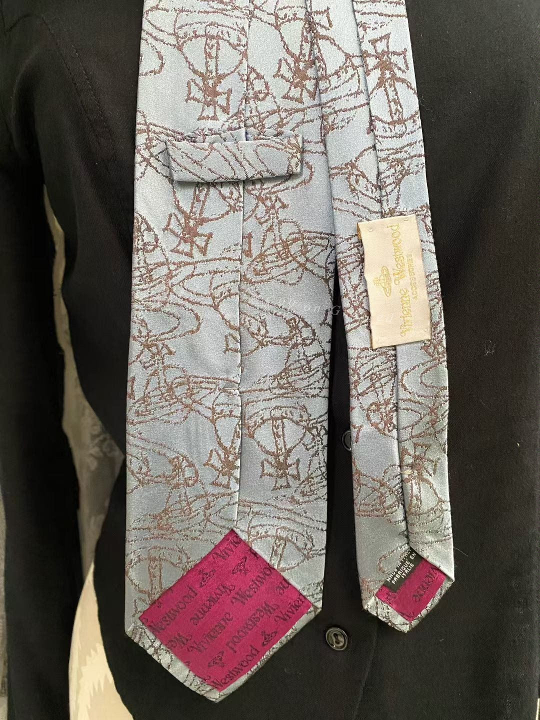 Vivienne Westwood Saturn Print Tie